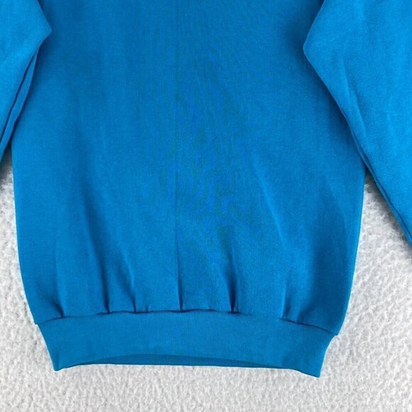Fruit of the Loom Blue Pullover Crew Neck Sweater Womens‎ Made in USA Size Small - Picture 5 of 13